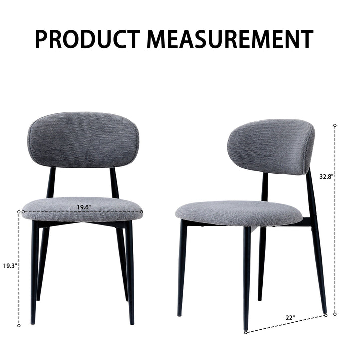 Dining Upholstered Side Chairs (Set of 2) Home Essentials