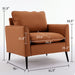 Nordic Retro Light Luxury Upholstered Sofa Chair Home Essentials