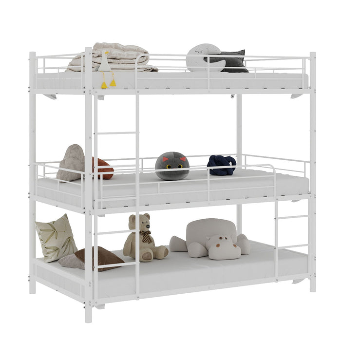Triple Frame Bed With Built In Ladder Home Essentials