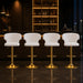 Adjustable Swivel Bar Chair With High Back Support Home Essentials