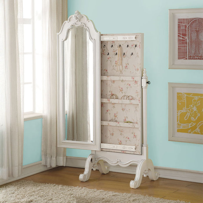 Edalene - Jewelry Armoire - Pearl White ACME