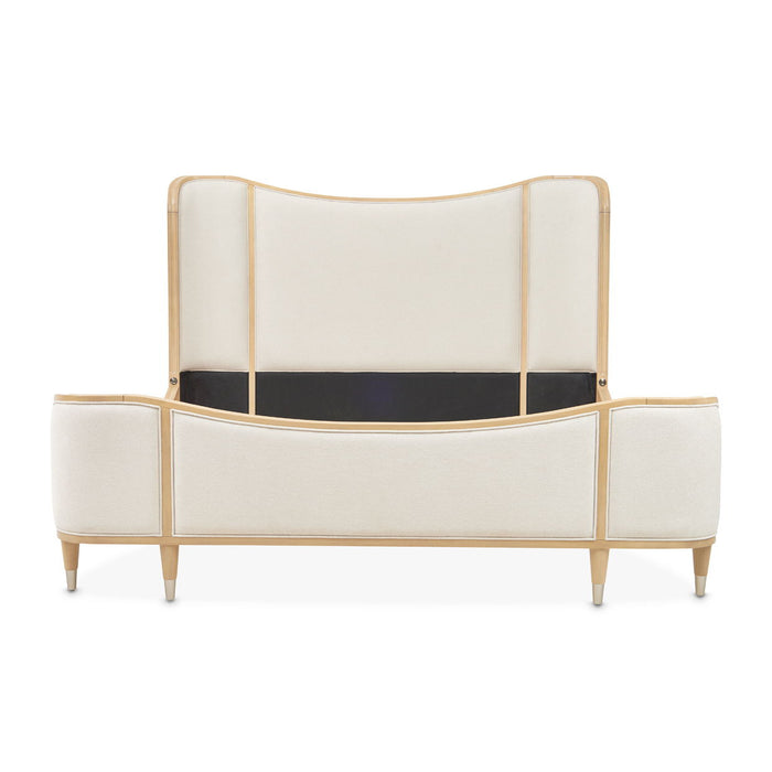 Camellia Field - Upholstered Panel Bed Michael Amini