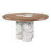 Harvey - Round Dining Table - Brown ACME