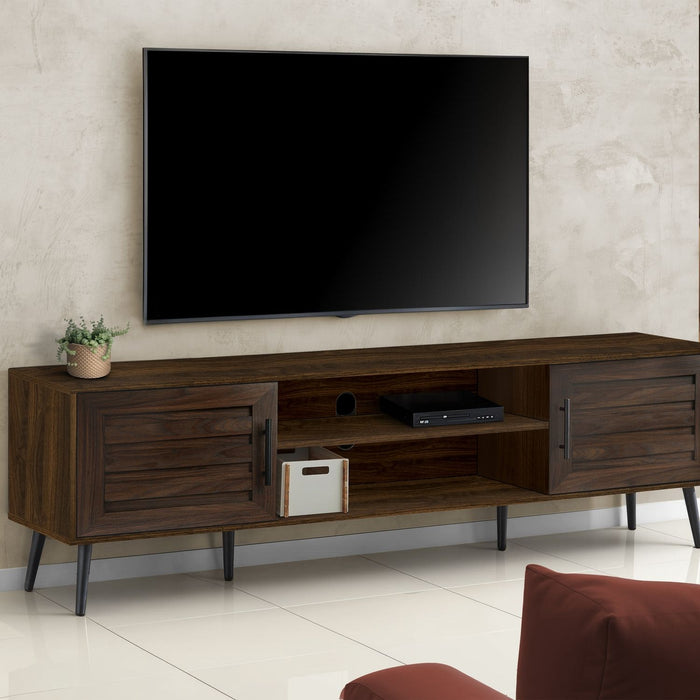 TV Stand, Console, Media Entertainment Center, Storage Cabinet, Transitional 8th Street