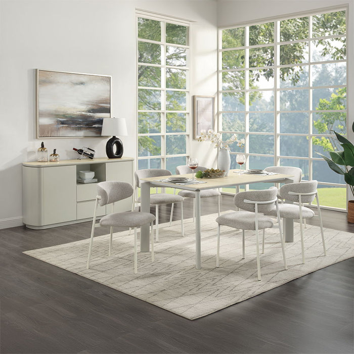 Ingram - Server - Ceramic Top & Light Gray ACME