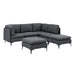 Upholstered Modular Sectional & Tall Legs Home Essentials