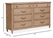 Harmony Heights - Double Drawer Dresser Magnussen Furniture