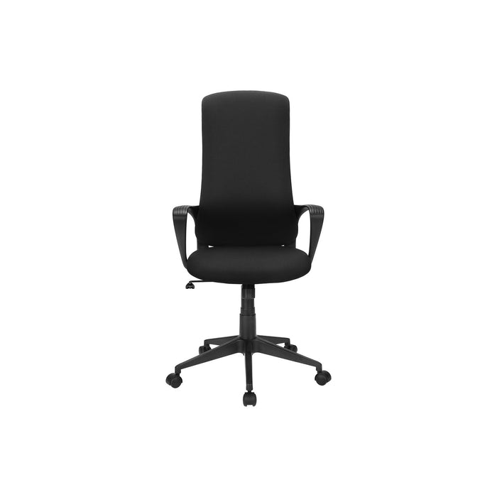 Office Chair With Adjustable Height, Armrests, Swivel - Black 8th Street