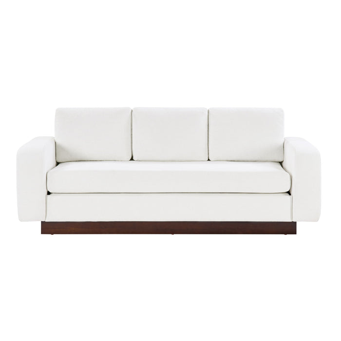 Modern 3 Seater Sofa, Living Room Couch Noble House