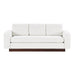 Modern 3 Seater Sofa, Living Room Couch Noble House