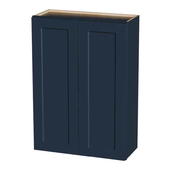 Shaker Wall Cabinet With Soft Close Hinges, Adjustable Shelves, Double Door Home Essentials