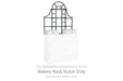 Greddinton - Bakers Rack Hutch - White / Black Signature Design by Ashley®