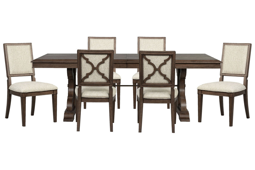 Jubilee - Extendable Trestle Dining Table Set Magnussen Furniture