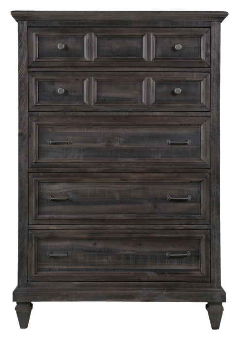 Calistoga - 5 Drawer Chest - Weathered Charcoal Magnussen Furniture