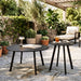 Round Nesting Coffee Table (Set of 2) - Black Home Essentials