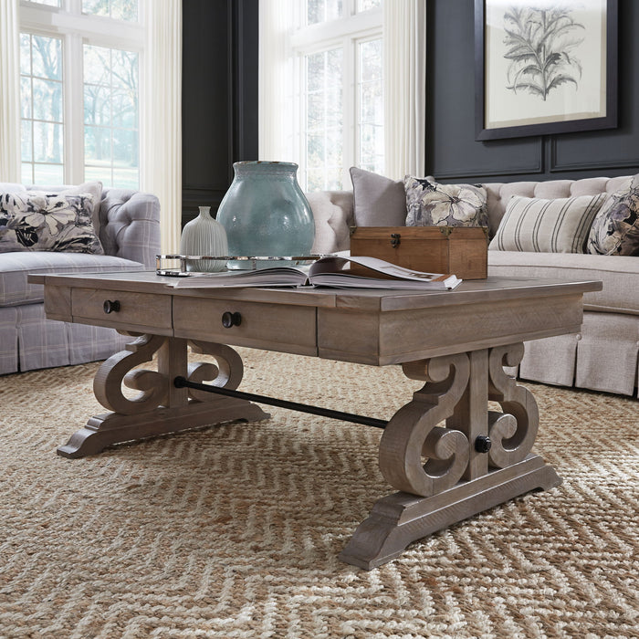 Tinley Park - Rectangular Cocktail Table - Dove Tail Gray Magnussen Furniture