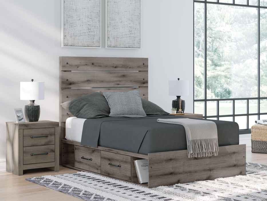 Graystorm - Panel Bed With Storage Signature Design by Ashley®