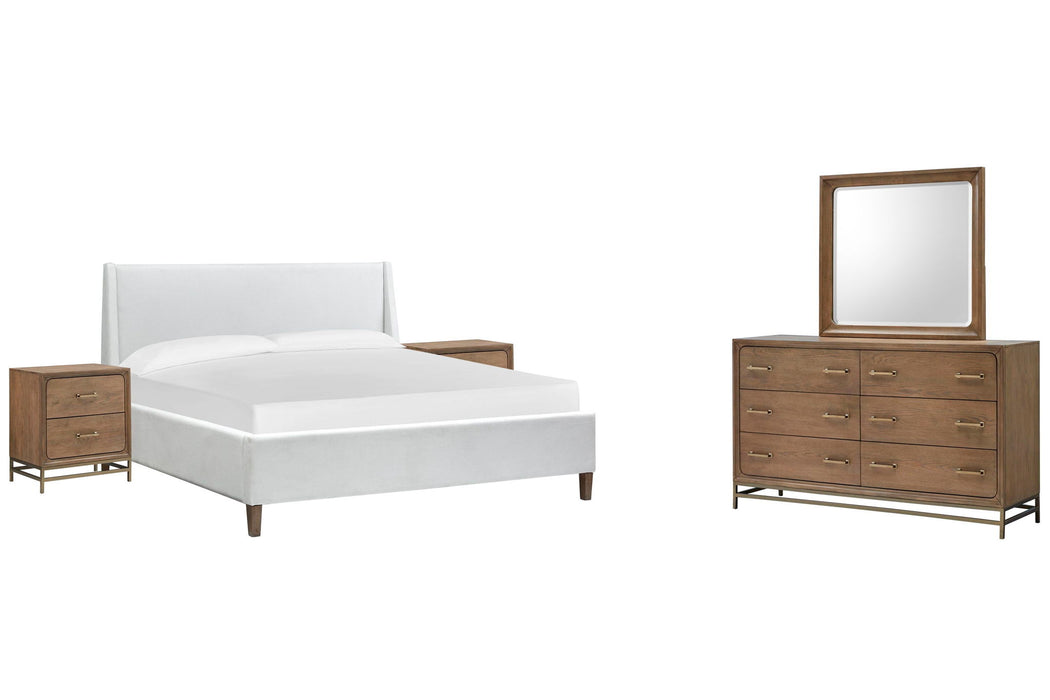 Lindon - Upholstered Island Bed Set Magnussen Furniture