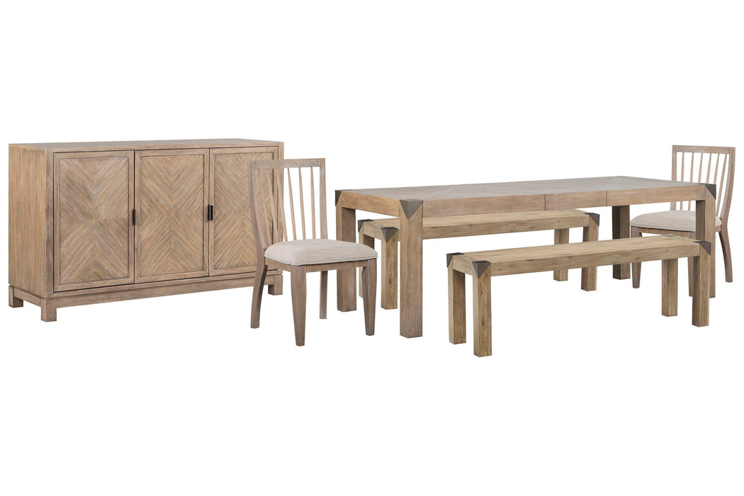 Ainsley - Extendable Rectangular Dining Table Set Magnussen Furniture
