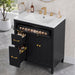Freestanding Bathroom Vanity With Sink, Soft Close Door, Tip Out Drawer Noble House