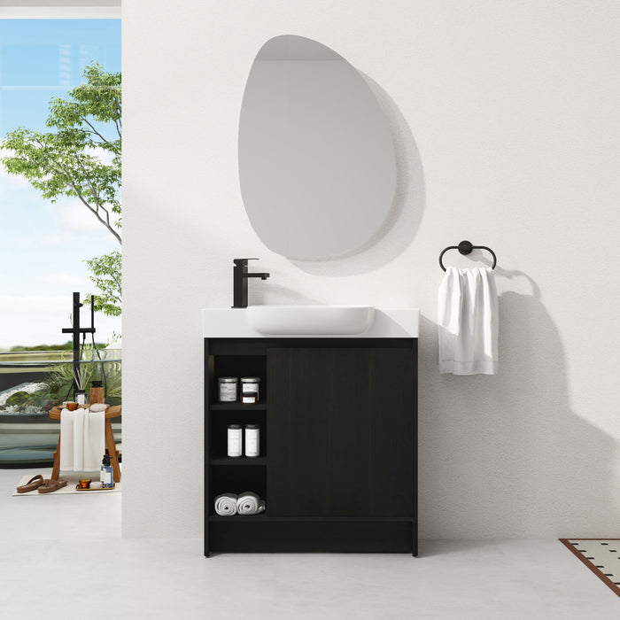 Freestanding Bathroom Vanity With Sink, Soft Close Door Home Essentials