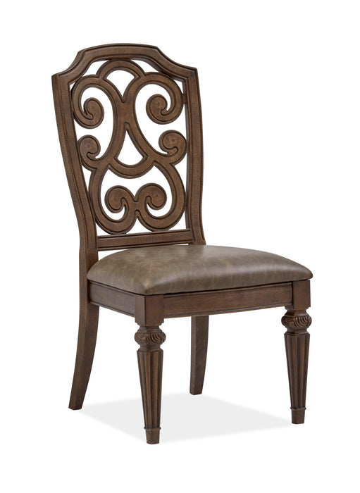 Durango - Wood Dining Side Chair With Upholstered Seat (Set of 2) - Willadeene Brown Magnussen Furniture