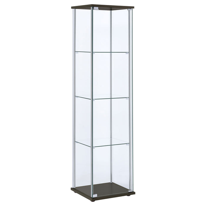Crestwood - 3 Shelf Curio Cabinet Furniture Max