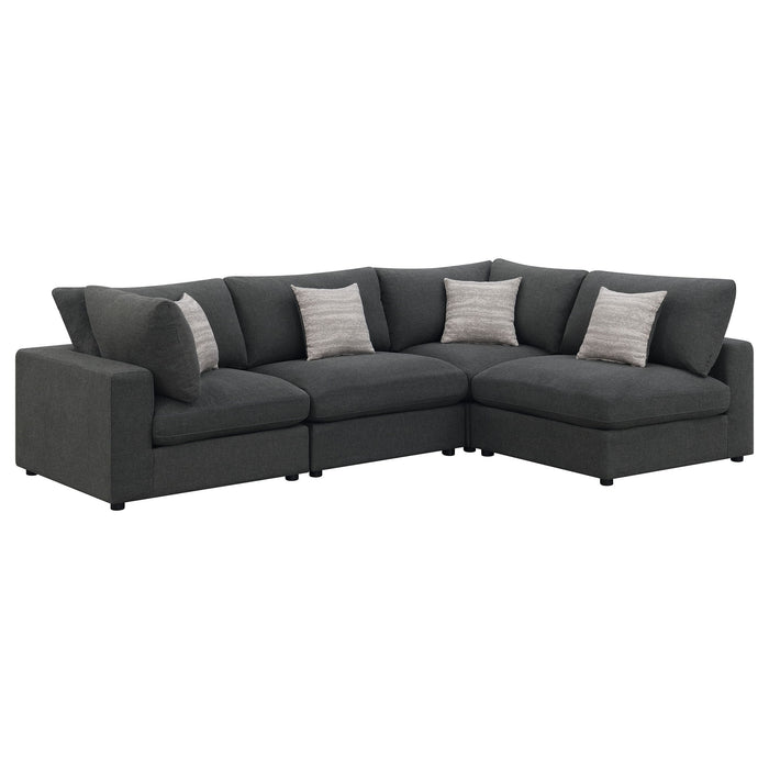 Rhette - Upholstered Sectional With Reversible Cushions