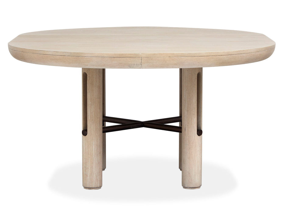 Sunset Cove - Extendable Round Dining Table - Sanibel Brown Magnussen Furniture