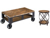 Pinebrook - Rectangular 2 Braking Casters Cocktail Table Set Magnussen Furniture