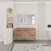 46" Freestanding Bathroom Vanity With Soft Close Doors And 4 Drawers, (Vanity Only) - Imitative Oak Home Essentials