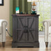 Nightstand With Adjustable Shelf Hearth and Haven