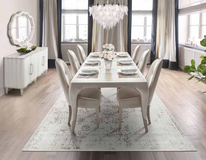 London Place - Rectangular Dining Table - Creamy Pearl