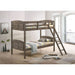 Shasta - Twin Over Twin Bunk Bed With 2 Twin Mattresses - Brown Furniture Max