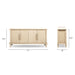 Milo - 4 Door Sideboard - Natural Jennifer Taylor Home