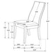 Dining Chair (Set of 2) - Espresso Brown Furniture Max