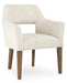 Marxmore - Dining Upholstered Arm Chair (Set of 2) - Beige / Brown Benchcraft®
