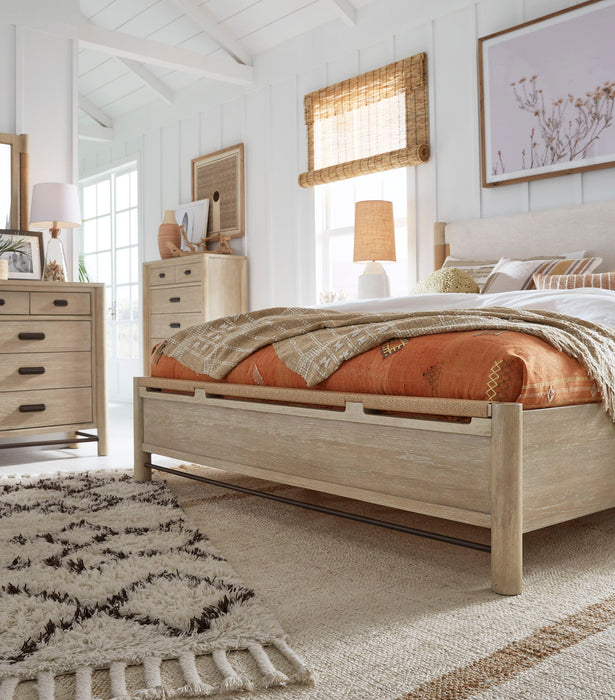 Sunset Cove - Panel Upholstered Bed Magnussen Furniture