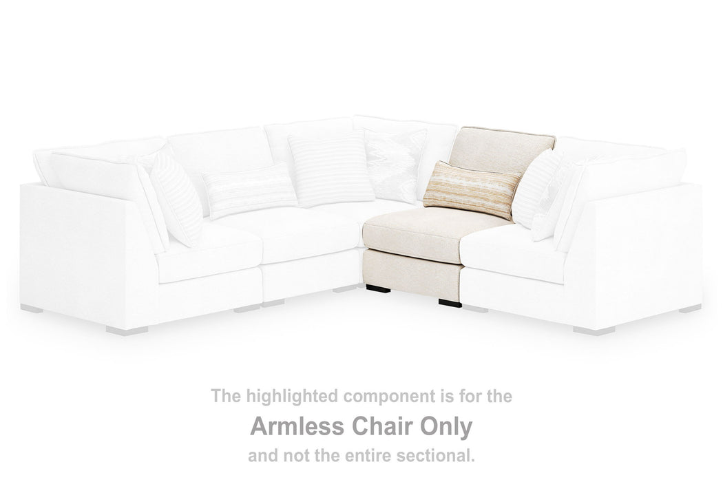 Donelson Creek - Armless Chair - Vanilla