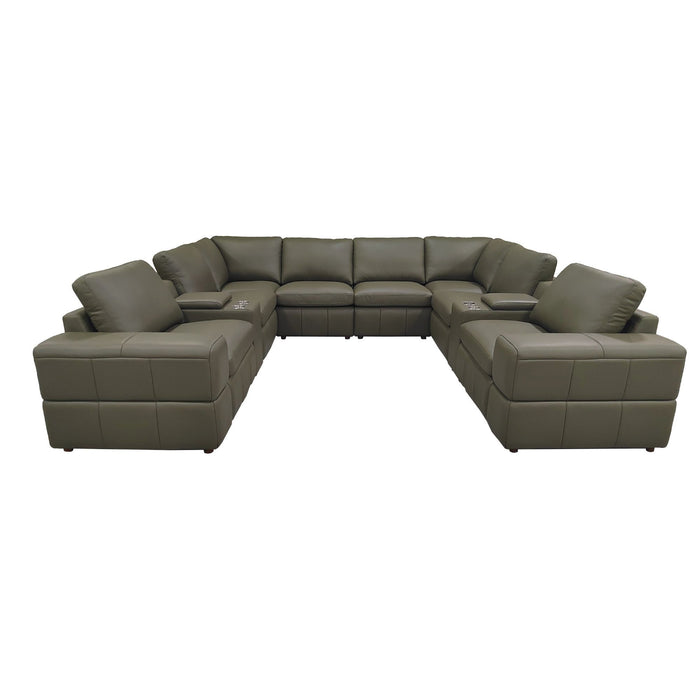 Modular Sectional With Large Square Arms Home Essentials