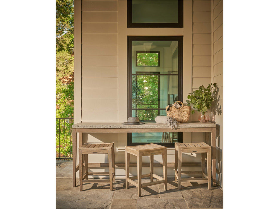 Coastal Living Outdoor - Saratoga Counter Stool - Light Brown