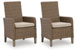Laguna Heights - Arm Chair With Cushion (Set of 2) - Beige Signature Design by Ashley®