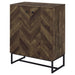 Sager - 4 Shelf Accent Cabinet - Oak Furniture Max