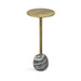 Melene - Side Table - Gray / Gold Simpli-Home