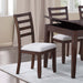 Ladder Back Design Dining Chairs (Set of 2) - Walnut Home Essentials