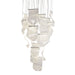 Michael Amini Lighting - Sheer Waves 18-Light Modern LED Chandelier - Chrome Michael Amini