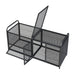Chicken Cage, Poultry Breeding Coop - Black / Silver Daily Nest