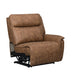 Kyra - RAF Recliner With Power Headrest, Footrest, Massage, Heat - Saddle New Classic