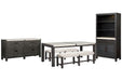 Plum Creek - 5 Piece Rectangular Dining Table Set Magnussen Furniture