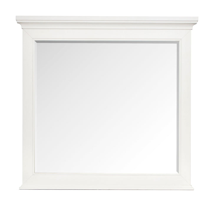 Juniper Hill - Landscape Mirror - Whisper White Magnussen Furniture